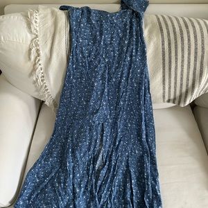 Reformation dress blue floral